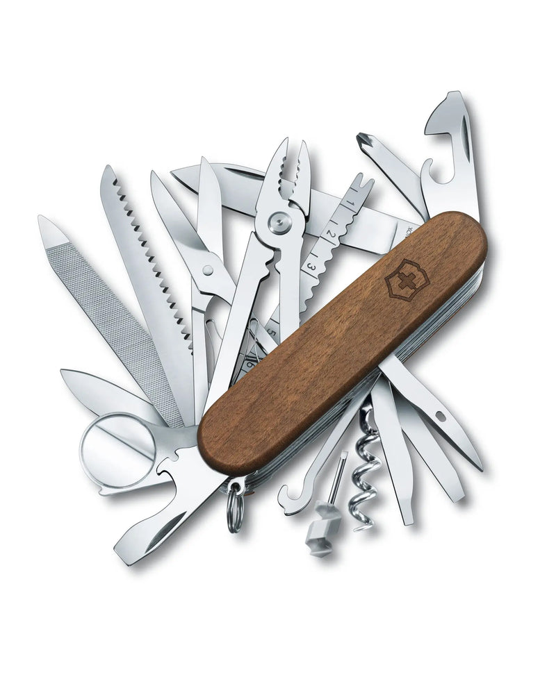 Couteau de poche Swiss Champ Wood 1.6791.63