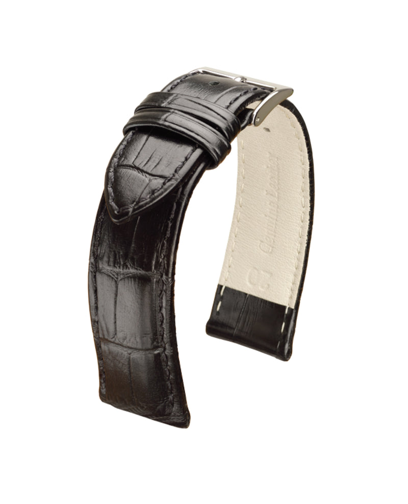 Bracelet montre de cuir de veau, grain alligator Great VR2.1.01.2.1.1.