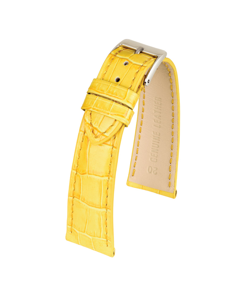 Bracelet montre de cuir de veau, grain alligator City VR7.1.25.1.1.1.