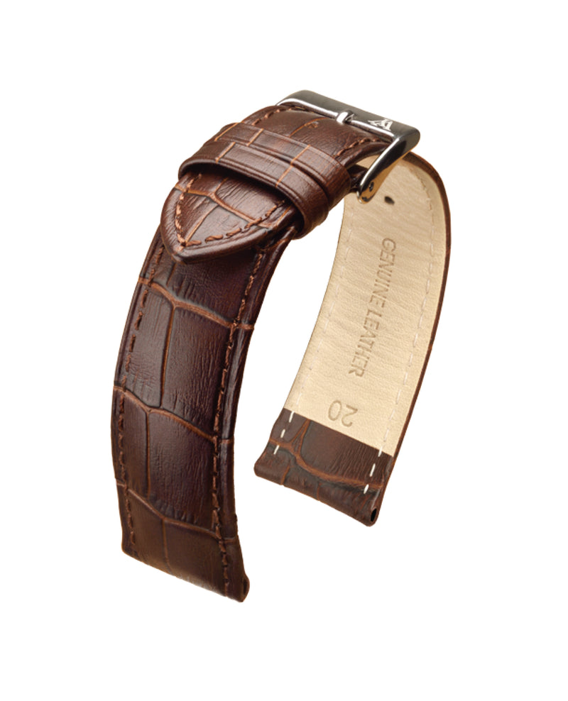 Bracelet montre de cuir de veau, grain alligator Maximus VR1.1.12.2.1.2.