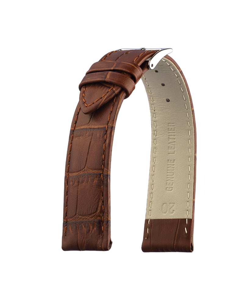Bracelet montre de cuir de veau, grain alligator Great VR2.1.11.2.1.1.