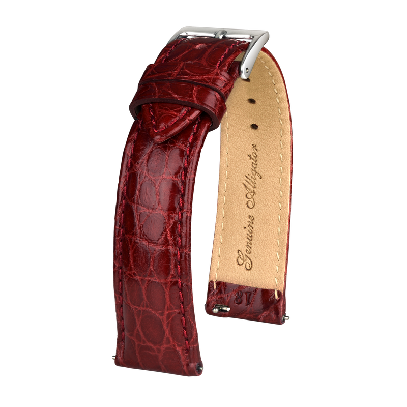 Bracelet montre alligator Prima N3.4.38.1.2.1.